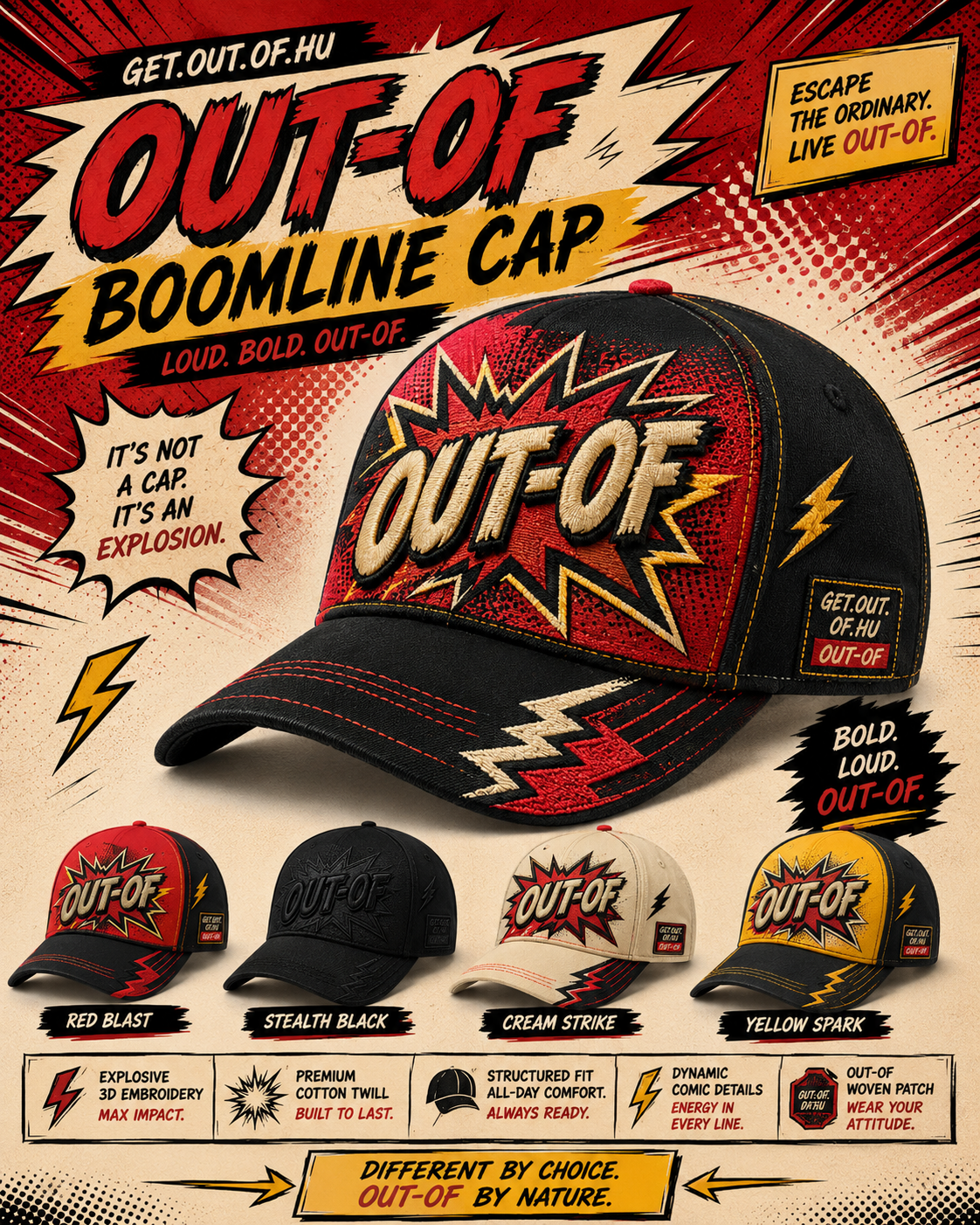 OUT-OF Boomline Cap product poster