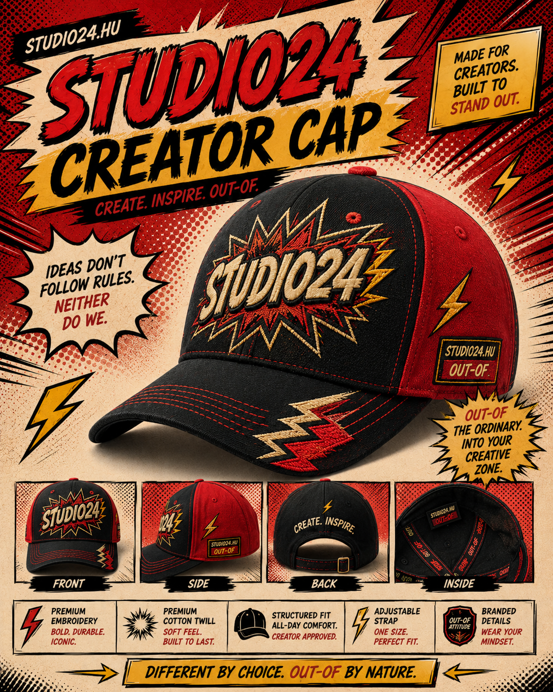 Studio24 Creator Cap product poster